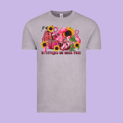 In October We Wear Pink Vintage Tee Designed By Lillyallendesigns