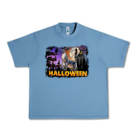 Pebble Blue Halloween Wolf Urban Heavy Tee - LillyAllenDesigns
