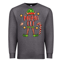 Charcoal Heather mama elf Premium Sweatshirt - FaDigitalArtStudio