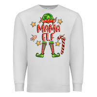 Dove Grey mama elf Premium Sweatshirt - FaDigitalArtStudio