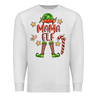 Oatmeal Heather mama elf Premium Sweatshirt - FaDigitalArtStudio
