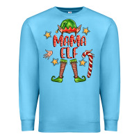 Ocean Blue mama elf Premium Sweatshirt - FaDigitalArtStudio