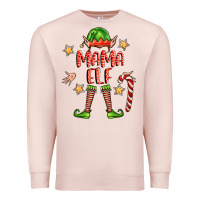 Pale Pink mama elf Premium Sweatshirt - FaDigitalArtStudio