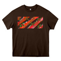 Chocolate Brown leopar and cowhide with mistletoe Heavy Core Tee - AdoDesignShop