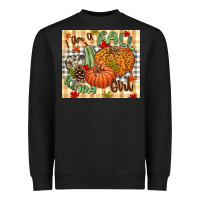 Black I am a Fall kinda girl pumpkin Fall Heavyweight Sweatshirt - NancyCooperArtShop