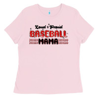 Loud And Proud Baseball Mama Ladies Tee | Teevron
