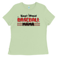 Matcha loud and proud baseball mama Ladies Tee - MaliasSmallBusiness