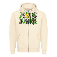 Sandshell Jesus junkie St. Patrick's Zipper Hoodie - CowGirlArtShop