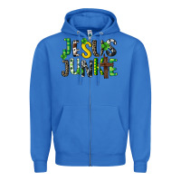 True Royal Jesus junkie St. Patrick's Zipper Hoodie - CowGirlArtShop
