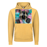 Vintage Mustard racing Vintage Hoodie - LillyAllenDesigns