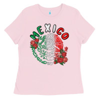 Bubblegum Pink mexico Ladies Tee - MaliasSmallBusiness