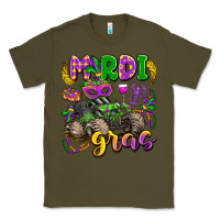 Army Green mardi gras monster truck Classic Tee - LillyAllenDesigns