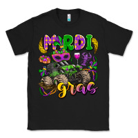 Black mardi gras monster truck Classic Tee - LillyAllenDesigns