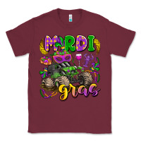 Burgundy mardi gras monster truck Classic Tee - LillyAllenDesigns