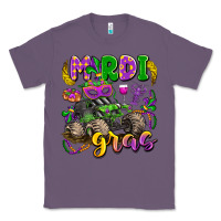 Lavender mardi gras monster truck Classic Tee - LillyAllenDesigns