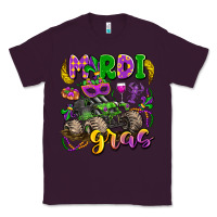Plum mardi gras monster truck Classic Tee - LillyAllenDesigns