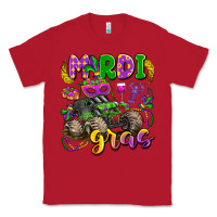 Red mardi gras monster truck Classic Tee - LillyAllenDesigns