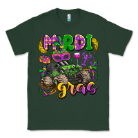 Sports Green mardi gras monster truck Classic Tee - LillyAllenDesigns