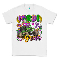 White mardi gras monster truck Classic Tee - LillyAllenDesigns