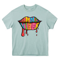 Arona summer vibes lips Heavy Core Tee - Jasminsmagicworld