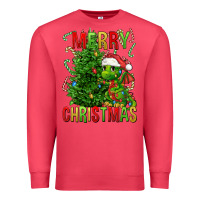 Cardinal merry christmas dragon Premium Sweatshirt - FaDigitalArtStudio