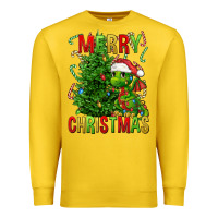Lemon merry christmas dragon Premium Sweatshirt - FaDigitalArtStudio