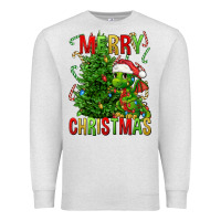 Oatmeal Heather merry christmas dragon Premium Sweatshirt - FaDigitalArtStudio