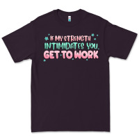 Plum get to work Premium Tee - MaliasSmallBusiness