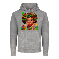 Cloud Rock god says i am juneteenth kid Vintage Hoodie - LillyAllenDesigns