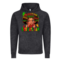 God Says I Am Juneteenth Kid Vintage Hoodie | Teevron
