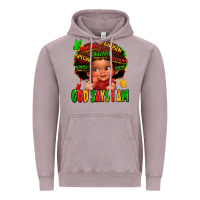 Vintage Zinc god says i am juneteenth kid Vintage Hoodie - LillyAllenDesigns