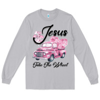 Moon Dust Leopard Floral Pink Car Jesus Take The Wheel Long Sleeve Tee - Bettercallsaul