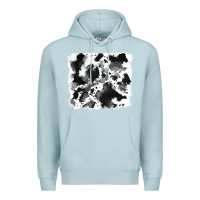 Blue Mist cowhide 5 Premium Hoodie - RanaPortraitStore