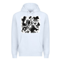 White cowhide 5 Premium Hoodie - RanaPortraitStore