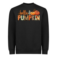 Black Hello pumpkin Heavyweight Sweatshirt - NancyCooperArtShop