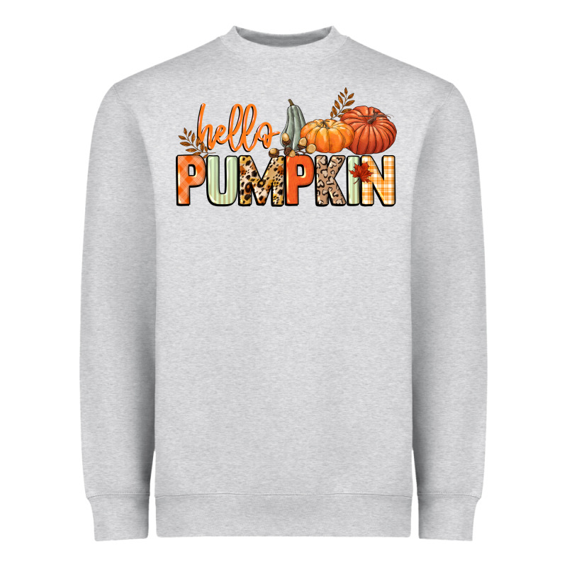 Hello Pumpkin Heavyweight Sweatshirt by NancyCooperArtShop | Teevron