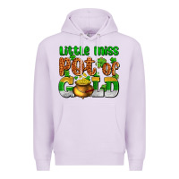 Lilac St. Patrick's little miss pot of gold Premium Hoodie - OliviaCreatesArt