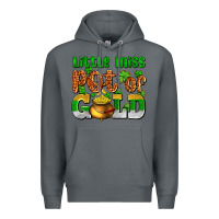 Rock St. Patrick's little miss pot of gold Premium Hoodie - OliviaCreatesArt