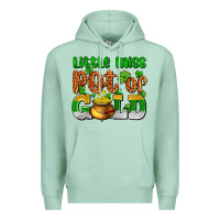 Seafoam St. Patrick's little miss pot of gold Premium Hoodie - OliviaCreatesArt