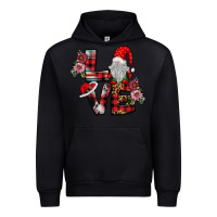Black Love Gnome Urban Hoodie - SublimationCraftShop