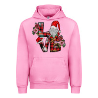 Fuchsia Pink Love Gnome Urban Hoodie - SublimationCraftShop