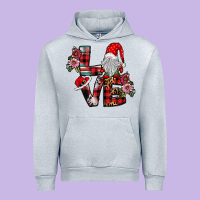 Love Gnome Urban Hoodie Designed By Sublimationcraftshop