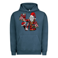 Pigment Midnight Navy Love Gnome Urban Hoodie - SublimationCraftShop