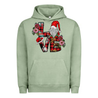 Pigment Oil Green Love Gnome Urban Hoodie - SublimationCraftShop