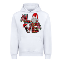 White Love Gnome Urban Hoodie - SublimationCraftShop