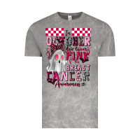 Cloud Rock pink ghost breast cancer awareness Vintage Tee - LillyAllenDesigns
