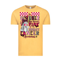 Vintage Mustard pink ghost breast cancer awareness Vintage Tee - LillyAllenDesigns