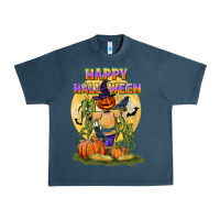 Midnight Navy happy halloween Urban Heavy Tee - LillyAllenDesigns