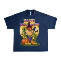 Navy happy halloween Urban Heavy Tee - LillyAllenDesigns