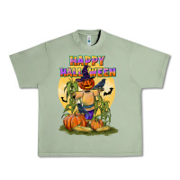 Oil Green happy halloween Urban Heavy Tee - LillyAllenDesigns